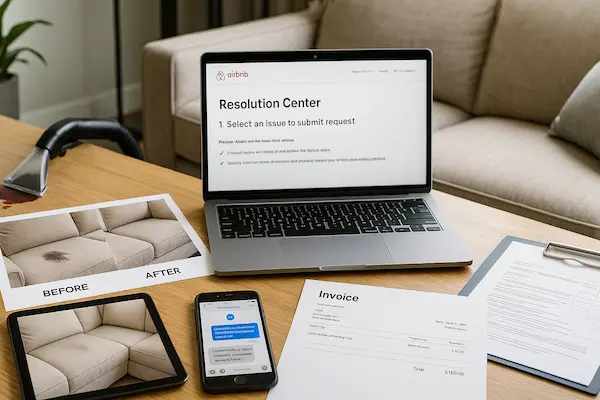 Step-by-step guide to submitting Airbnb damage claims