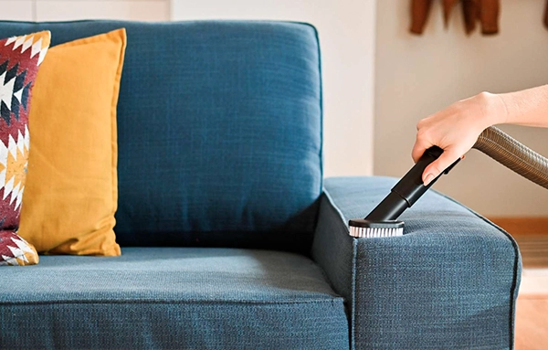 Professional couch cleaning in Edmonds waterfront home