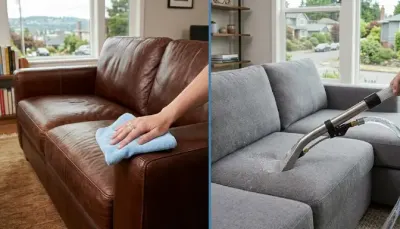 Leather vs Fabric Upholstery Cleaning: Key Differences