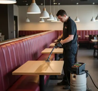Restaurant Booth Upholstery Cleaning Services | Commercial Cleaning Seattle