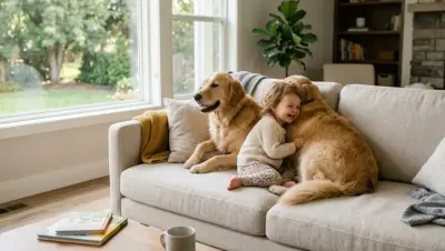 Is Professional Upholstery Cleaning Safe for Kids & Pets?