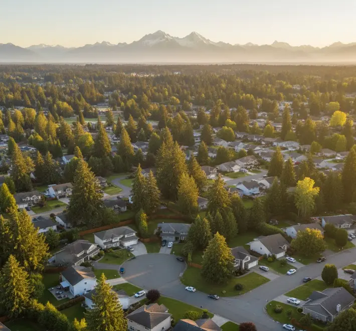 Map of Redmond WA neighborhoods served by our upholstery cleaning service